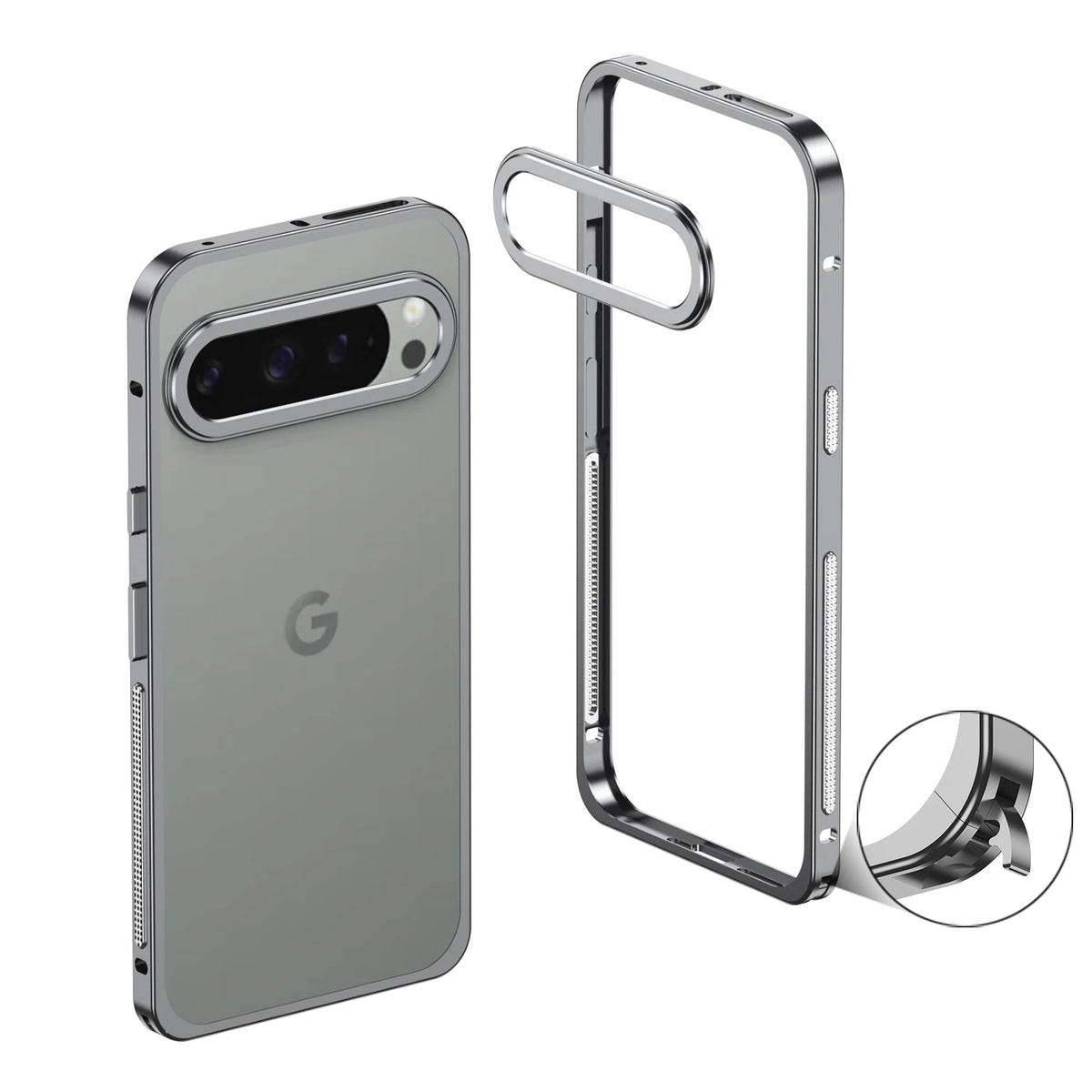 Luxury Metal Cooling Frame Google Pixel Case