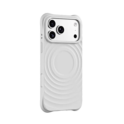 Wave Pattern MagSafe Liquid Silicone iPhone Case