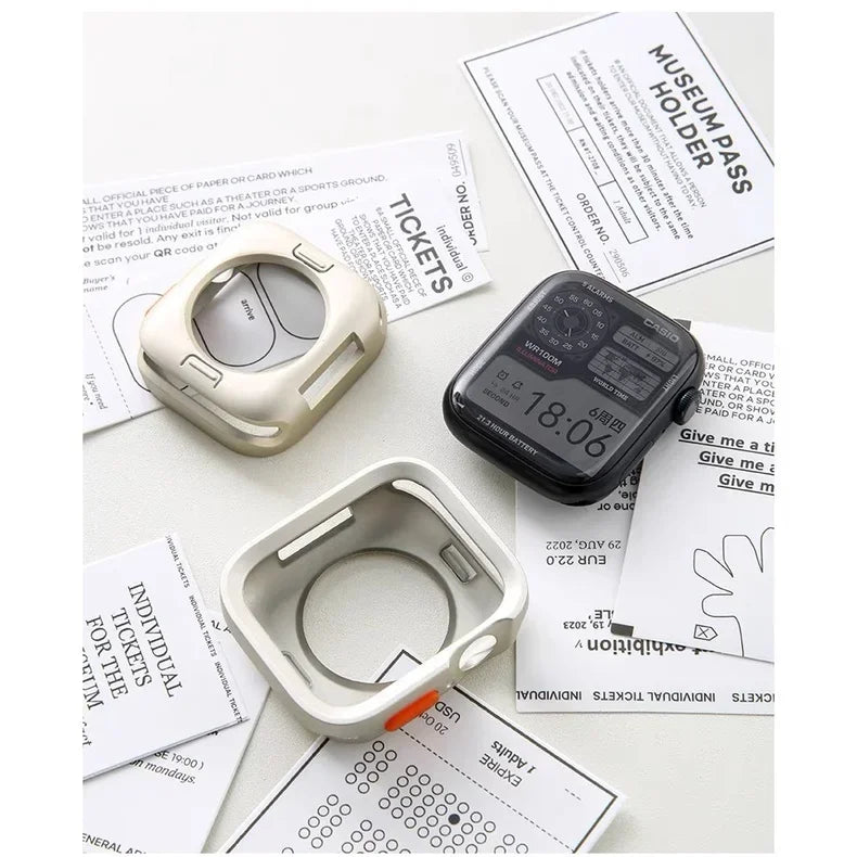 Soft Silicone Bumper Case for Apple Watch