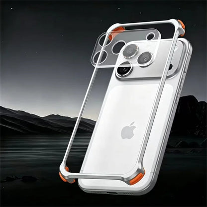 Aluminum Alloy Lens Protection Bumper Case for iPhone