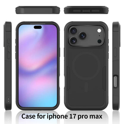 2-in-1 Heavy Armor Magnetic Charging Case for iPhone