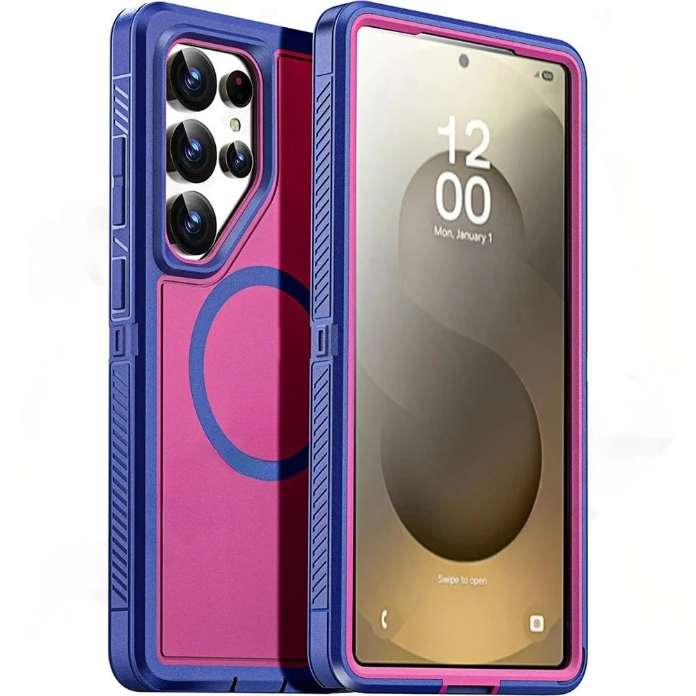 Tough Matte Silicone PC Case for Samsung Galaxy