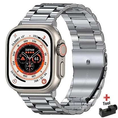 Stainless Steel Metal Link Band for Apple Watch
