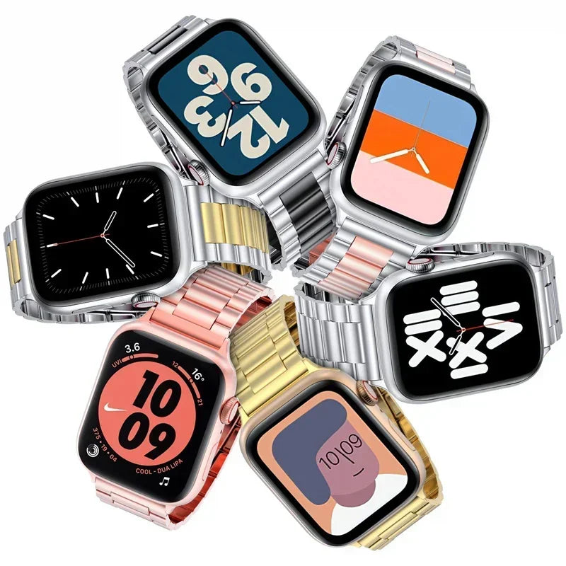 Stainless Steel Metal Link Band for Apple Watch