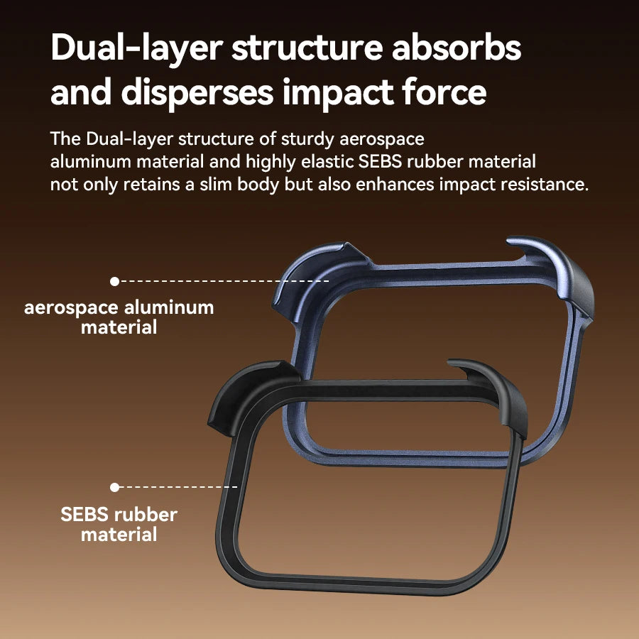 Aluminum Metal Bumper Case for iPhone