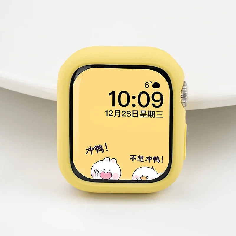 Soft Silicone Bumper Case for Apple Watch