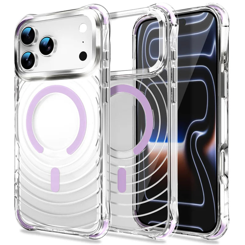 Clear MagSafe Shockproof Case for iPhone