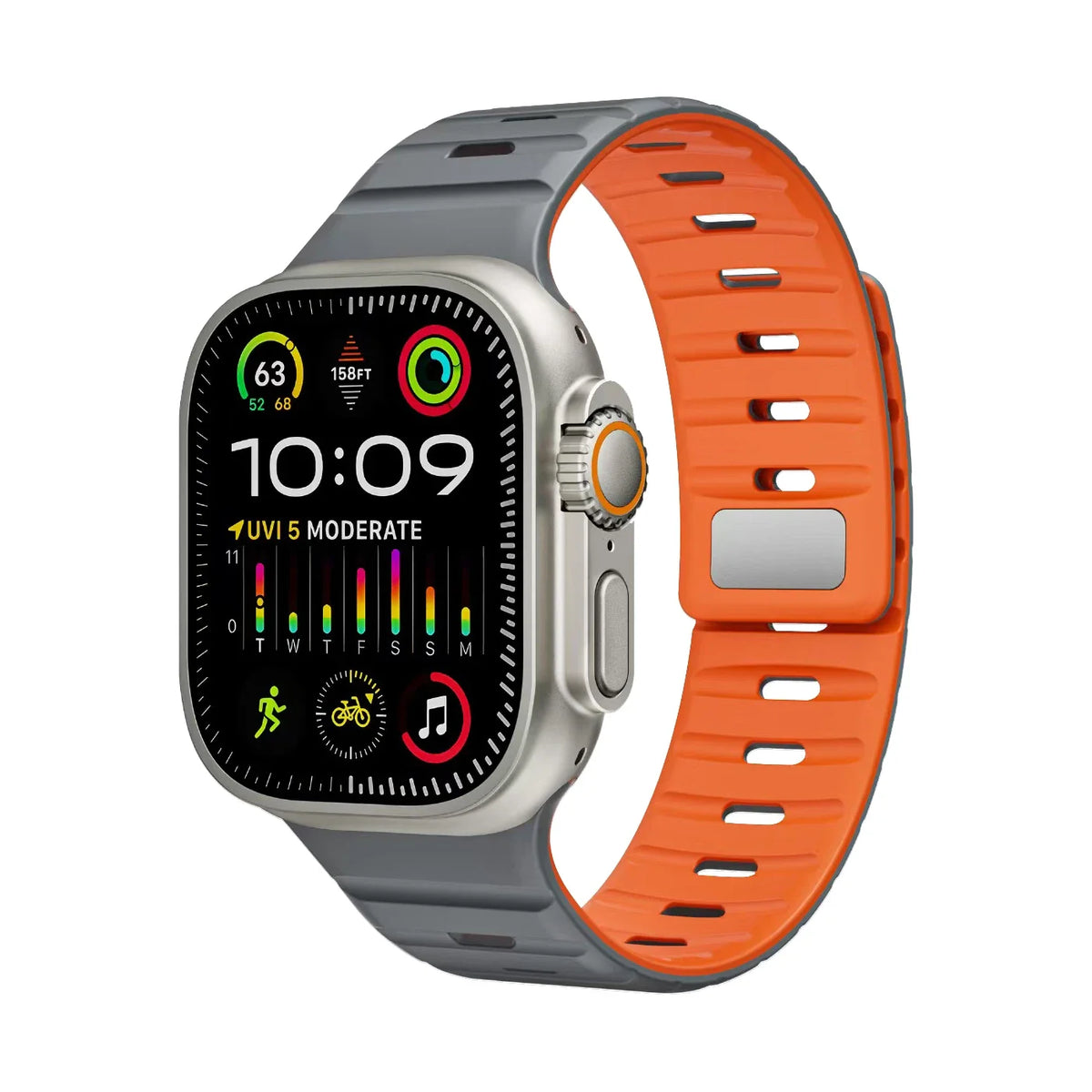 Magnetic Silicone Apple Watch Band