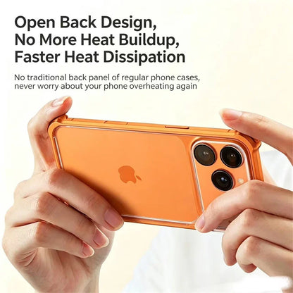 Aluminum Alloy Lens Protection Bumper Case for iPhone