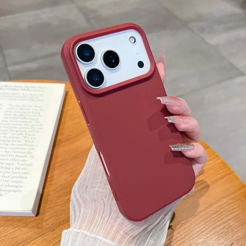 Candy Color Soft Silicone Case for iPhone
