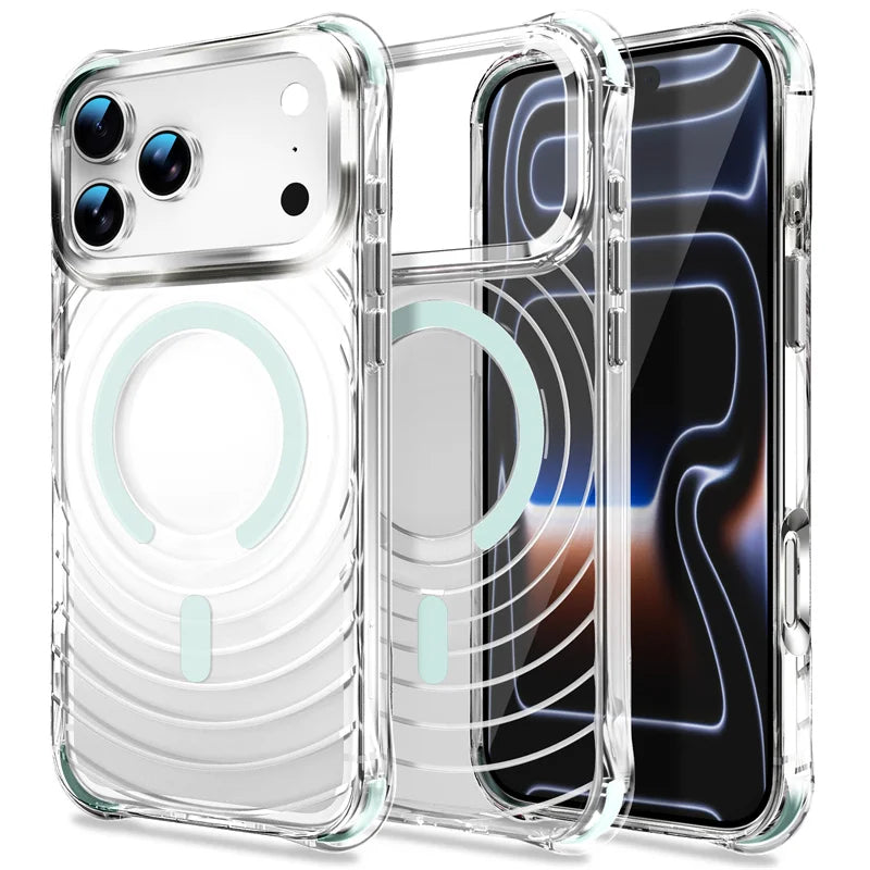 Clear MagSafe Shockproof Case for iPhone