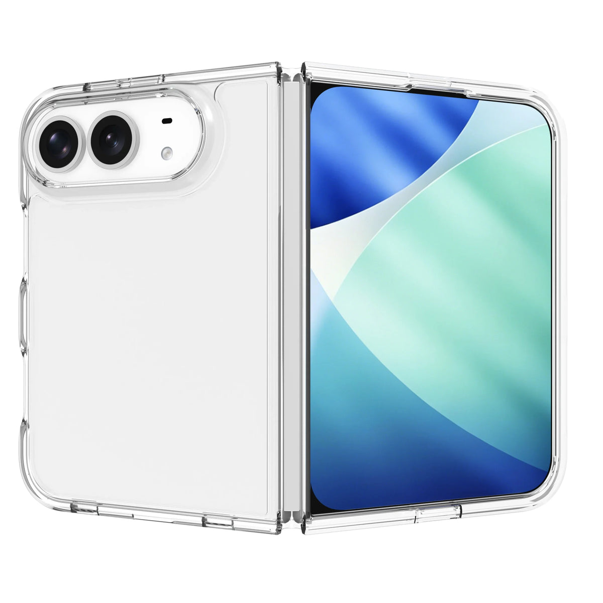 Clear Anti-Yellow Case for iPhone Fold
