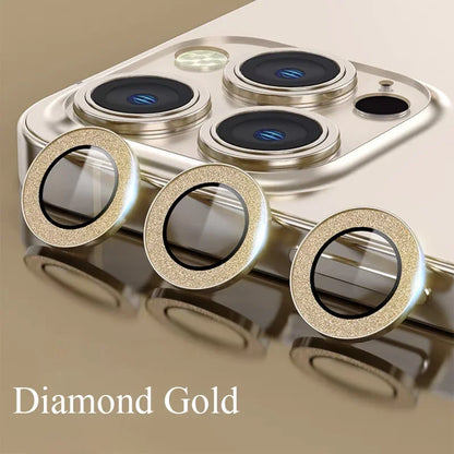 Glitter Tempered Glass Camera Lens Protector