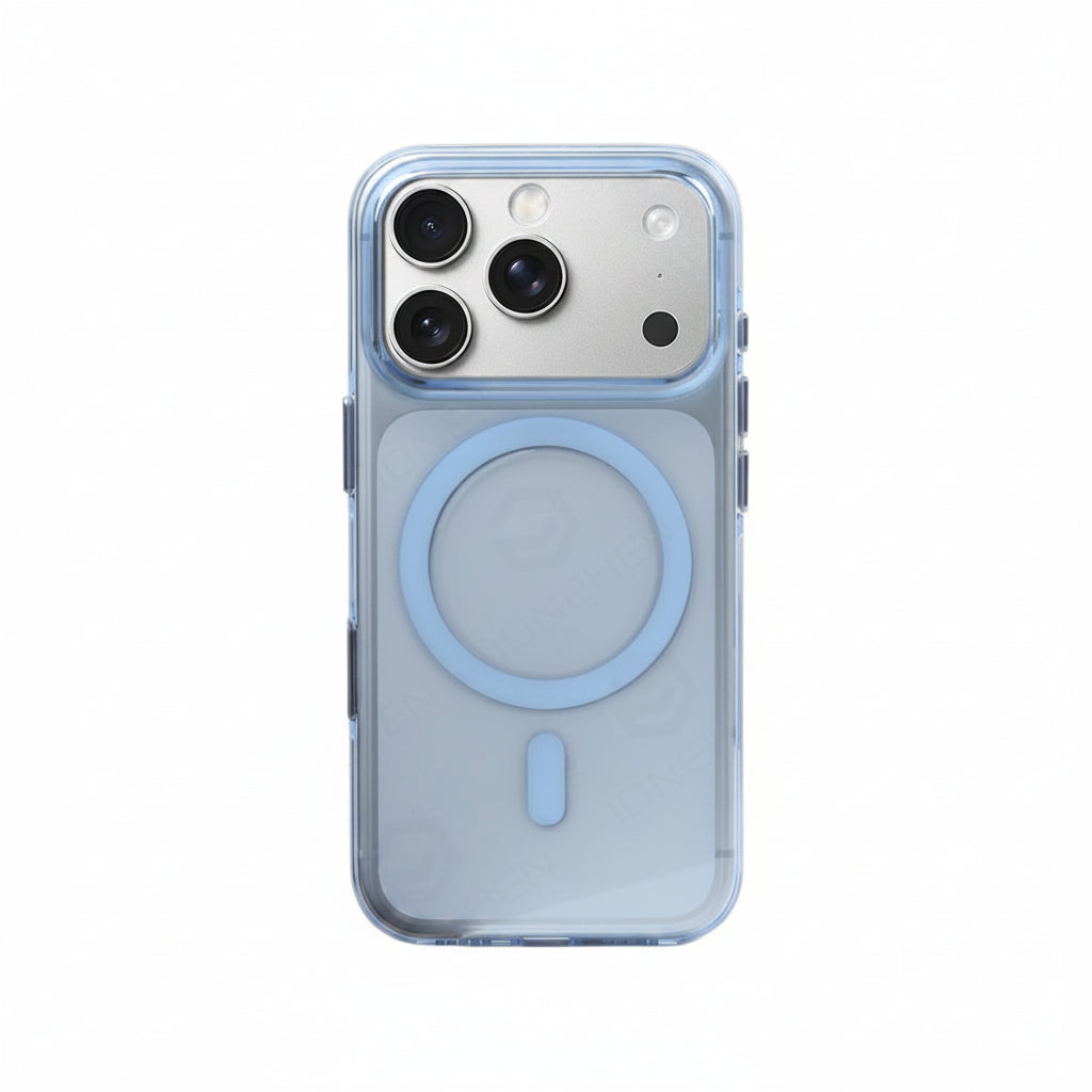Candy Color Crystal Clear MagSafe iPhone Case