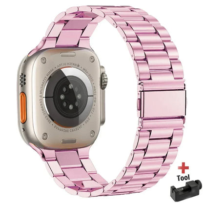Stainless Steel Metal Link Band for Apple Watch