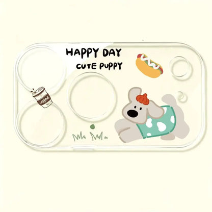 Cartoon Animal Camera Lens Protector for iPhone