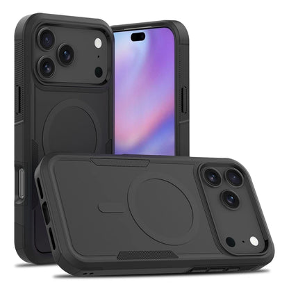 2-in-1 Heavy Armor Magnetic Charging Case for iPhone