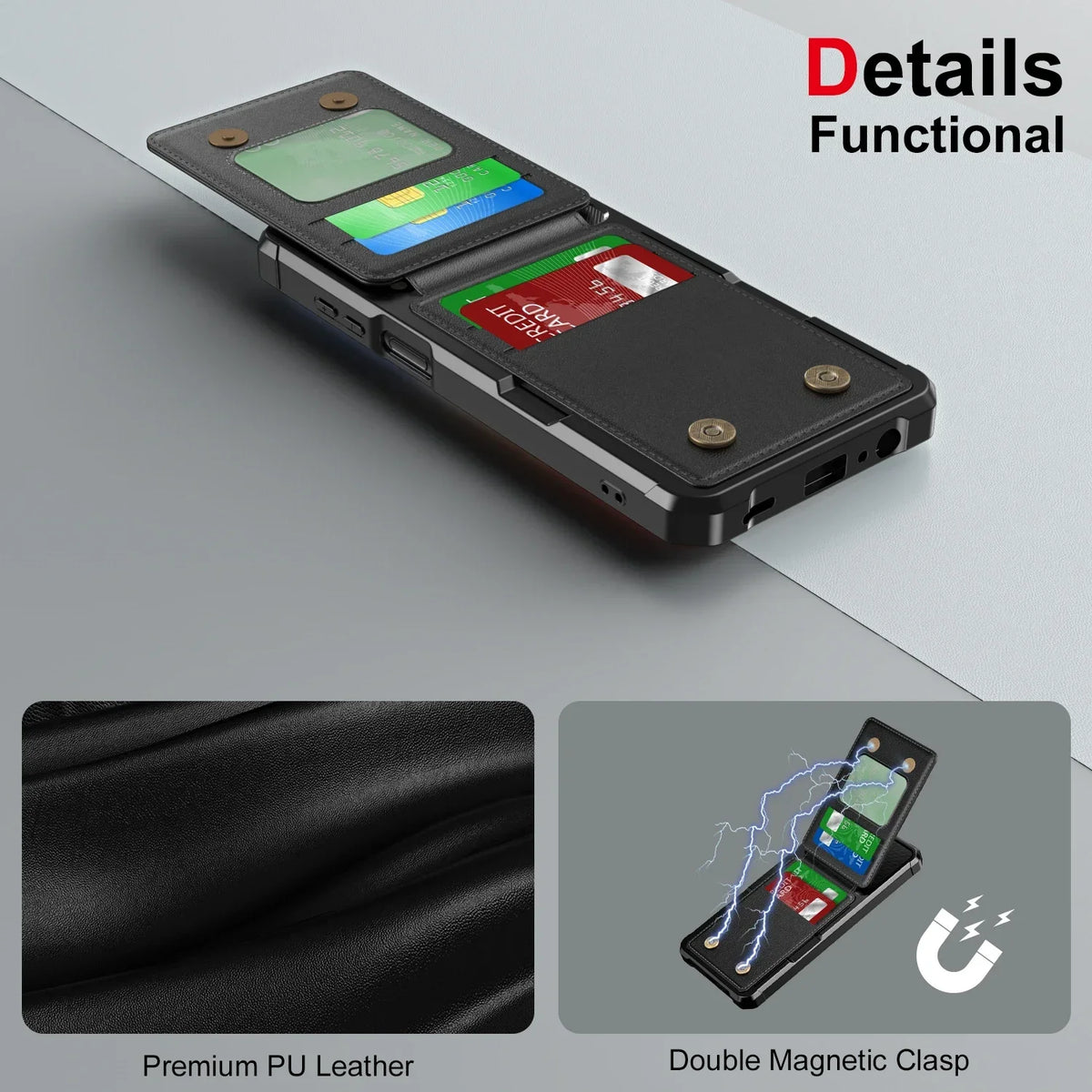Wallet Card Holder Case for Samsung Galaxy