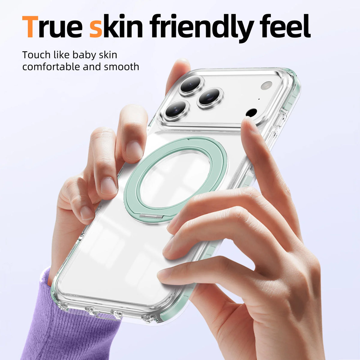 360° Rotating Ring MagSafe Case for iPhone