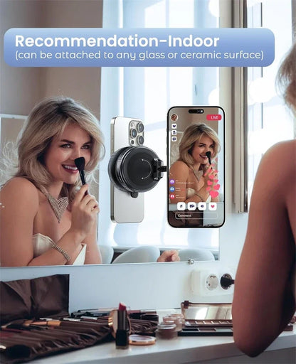 360° Magnetic Car Phone Mount with Vacuum Suction