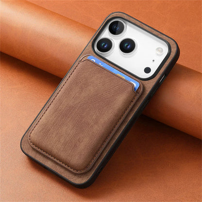 Detachable Magnetic Card Holder Case for iPhone