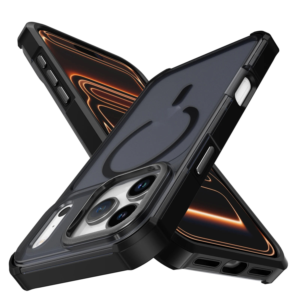 Clear Matte MagSafe Armor iPhone Case