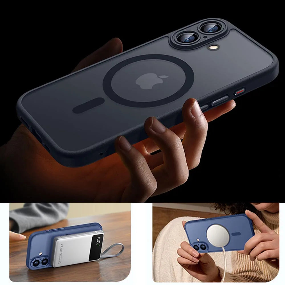 Luxury MagSafe Armor Matte iPhone Case