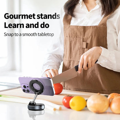 360° Magnetic Car Phone Mount with Vacuum Suction