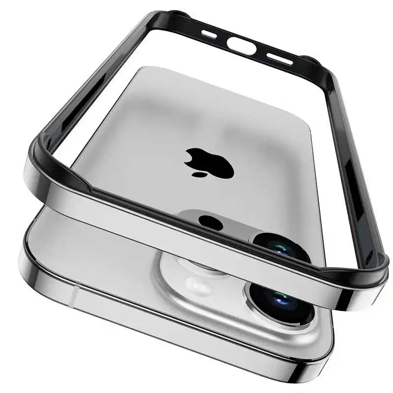 Slim Aluminum Metal Bumper Case for iPhone