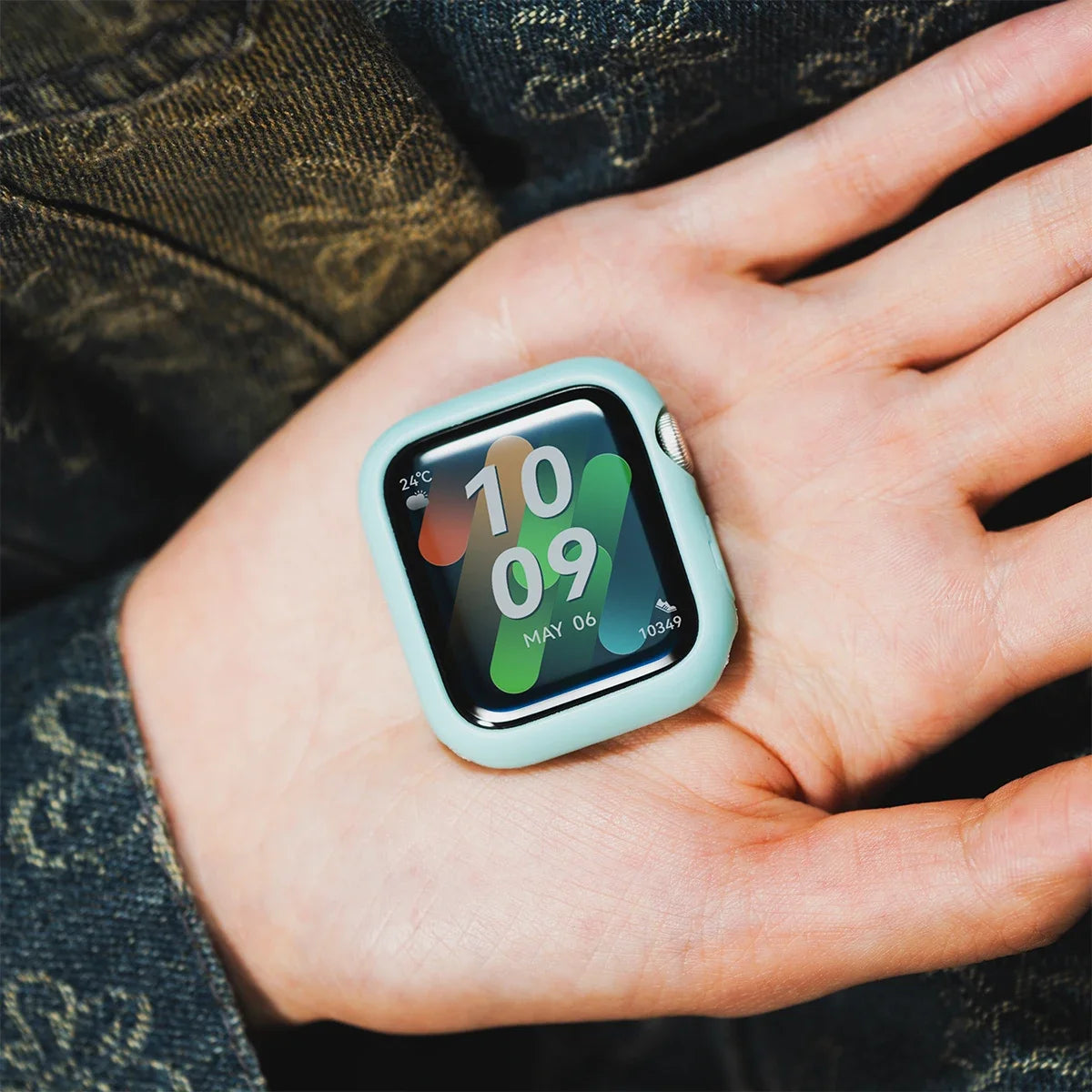 Soft Silicone Bumper Case for Apple Watch