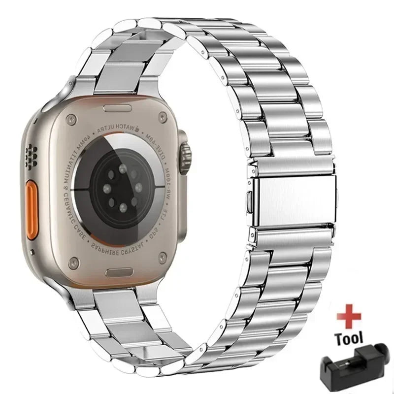Stainless Steel Metal Link Band for Apple Watch