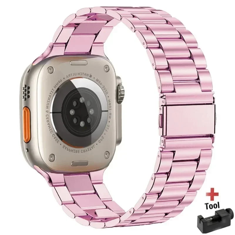Stainless Steel Metal Link Band for Apple Watch