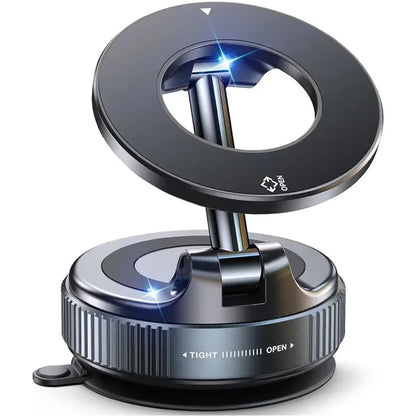 360° Magnetic Car Phone Mount with Vacuum Suction