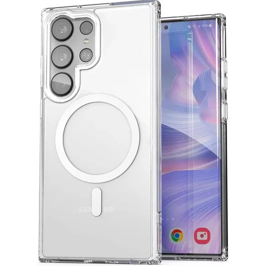 Clear MagSafe Wireless Charging Case for Samsung