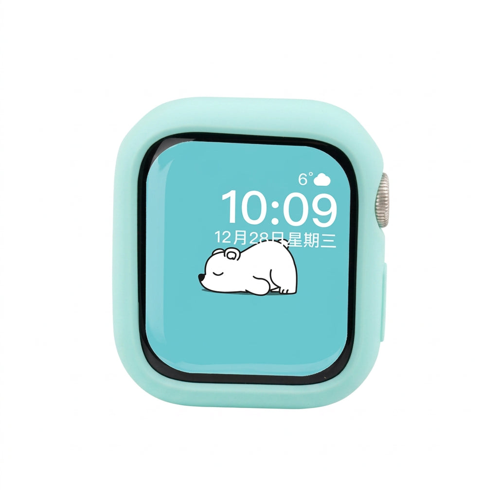 Soft Silicone Bumper Case for Apple Watch