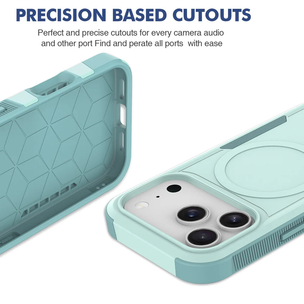 Rugged MagSafe Magnetic Case for iPhone