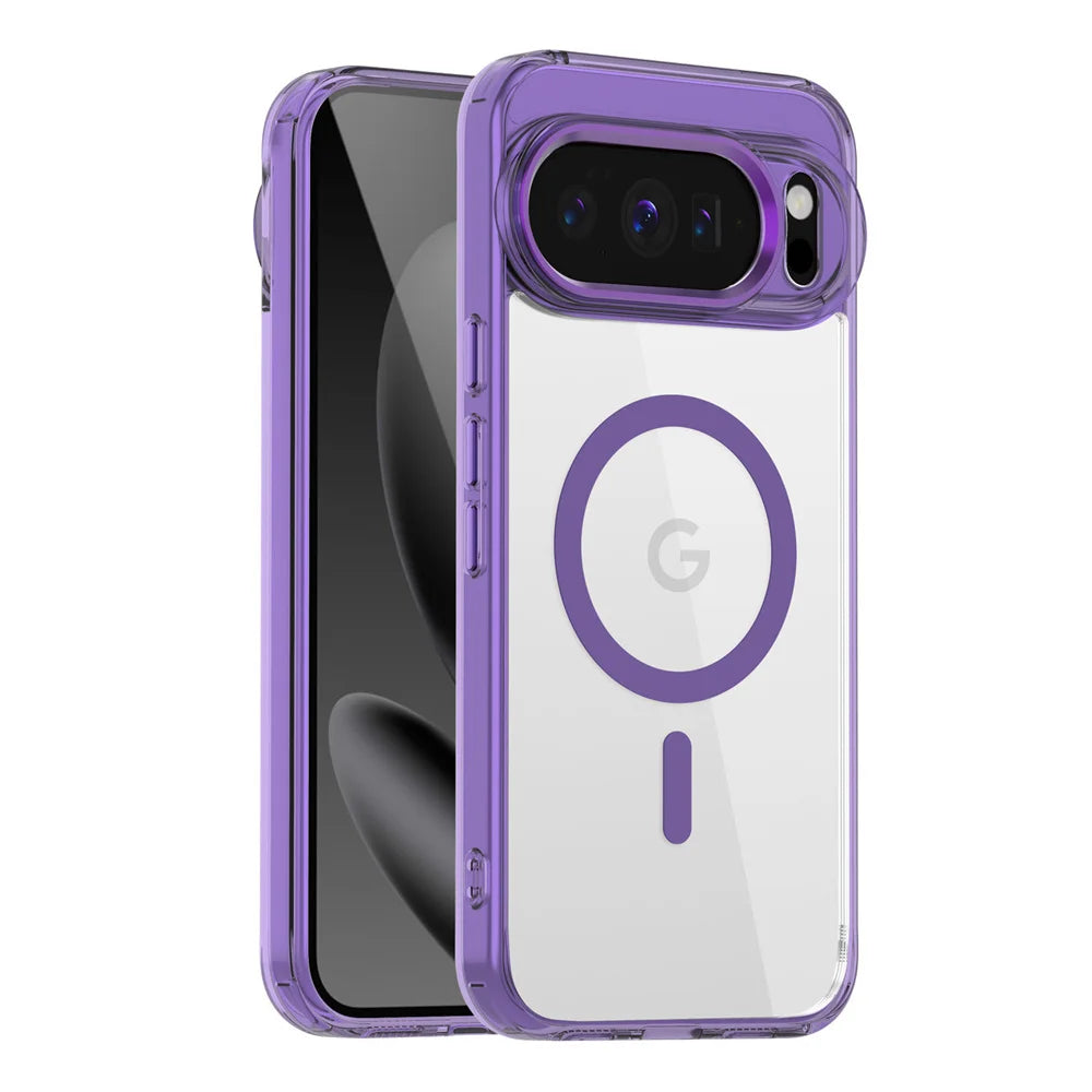 Luxury Clear Magnetic Google Pixel Case