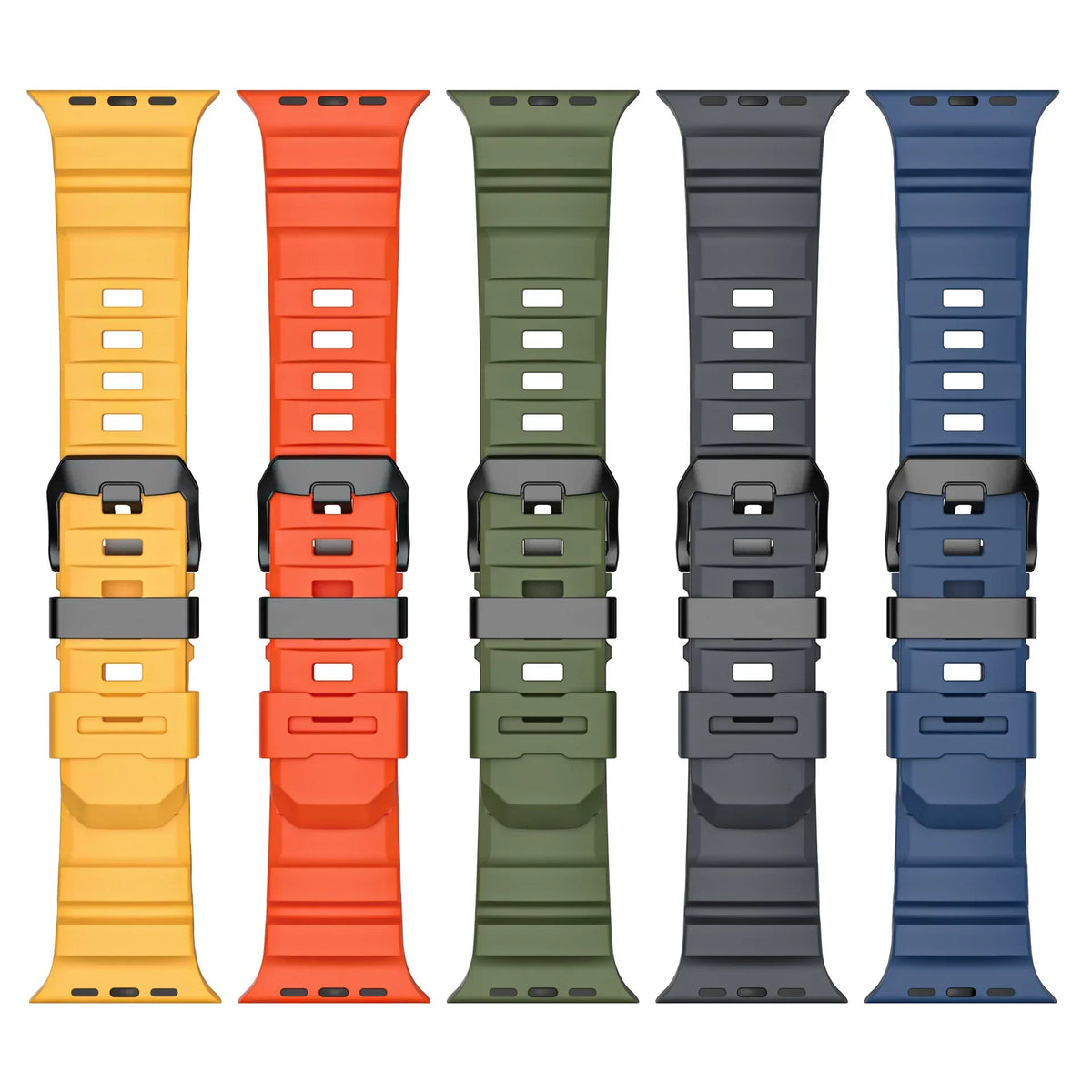 Fluorescent Sport Silicone Apple Watch Band