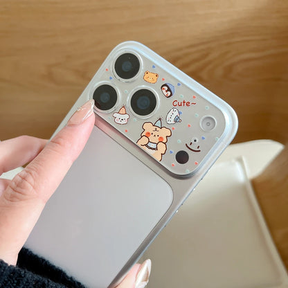 Puppy Bowknot Camera Lens Protector for iPhone
