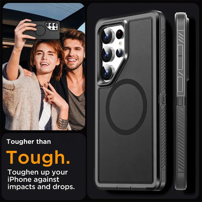 Tough Matte Silicone PC Case for Samsung Galaxy