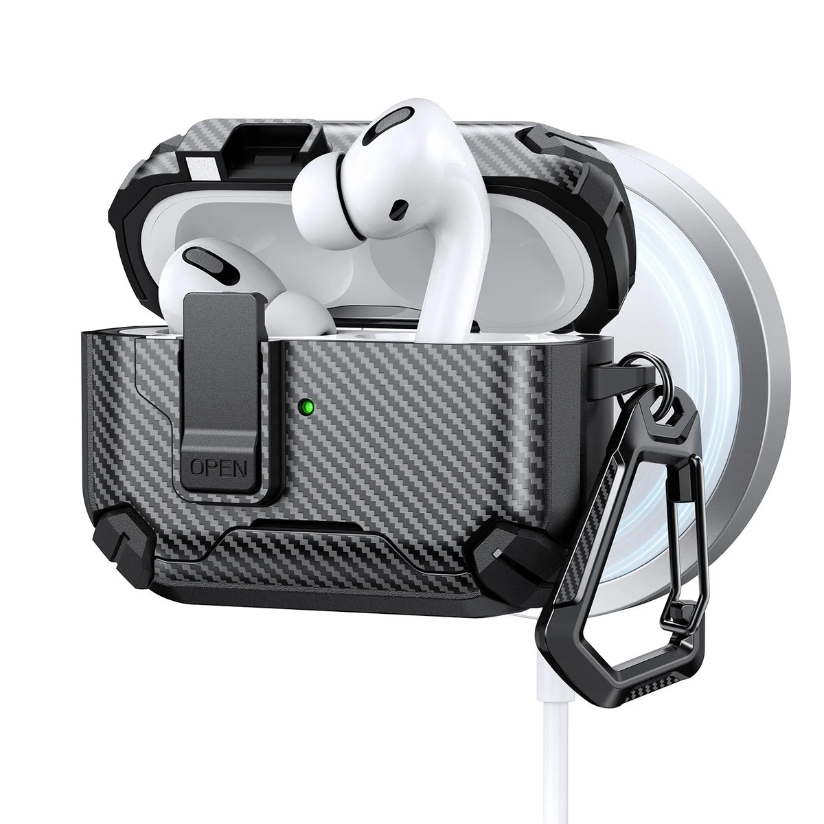 AirPods Pro 3 Shockproof Lock Case