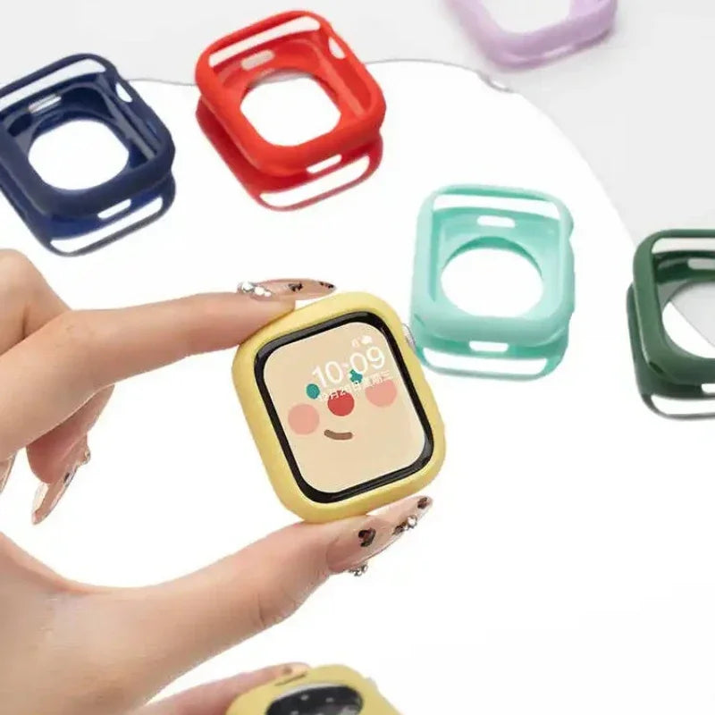 Soft Silicone Bumper Case for Apple Watch