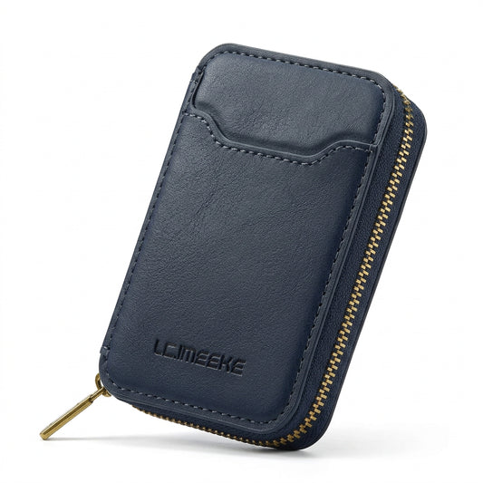 MagSafe Magnetic Leather Wallet with Card Slot