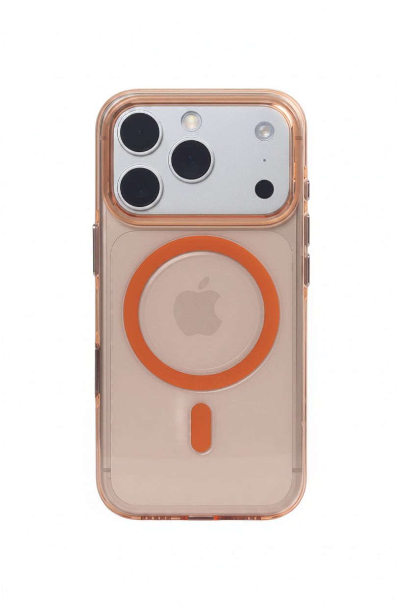 Candy Color Crystal Clear MagSafe iPhone Case
