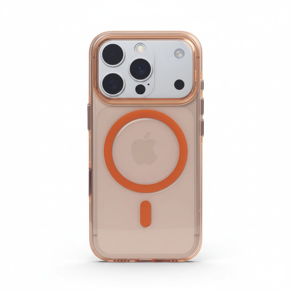 Candy Color Crystal Clear MagSafe iPhone Case