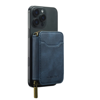 MagSafe Magnetic Zipper Leather Phone Wallet