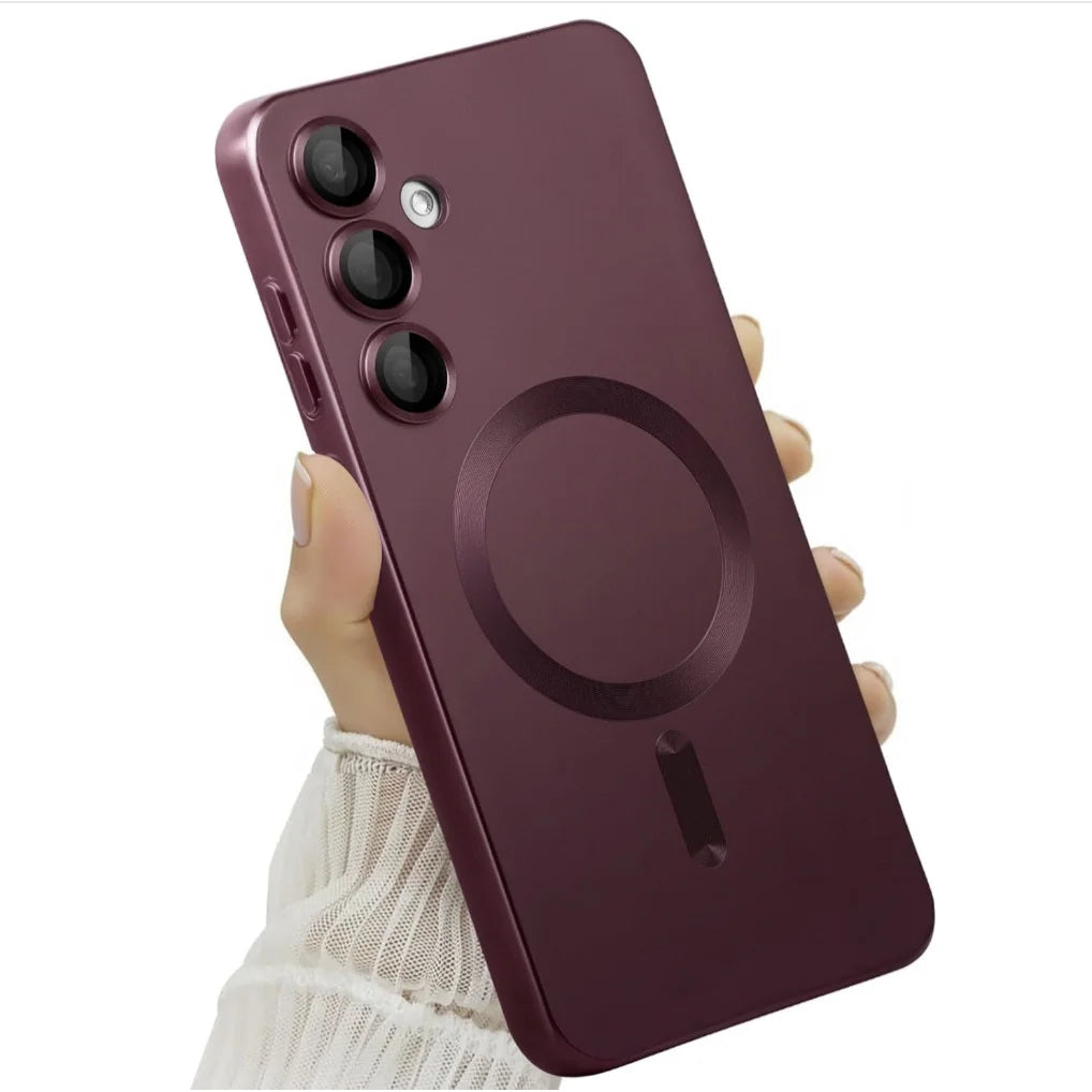 Matte Metallic Magnetic Case for Samsung Galaxy