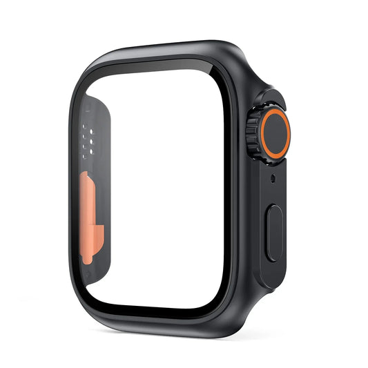 Tempered Glass Screen Protector Case for Apple Watch