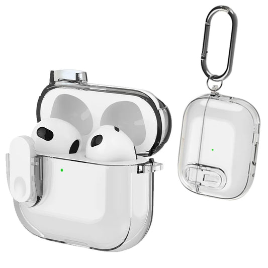 Transparent Crystal Lock Case for AirPods