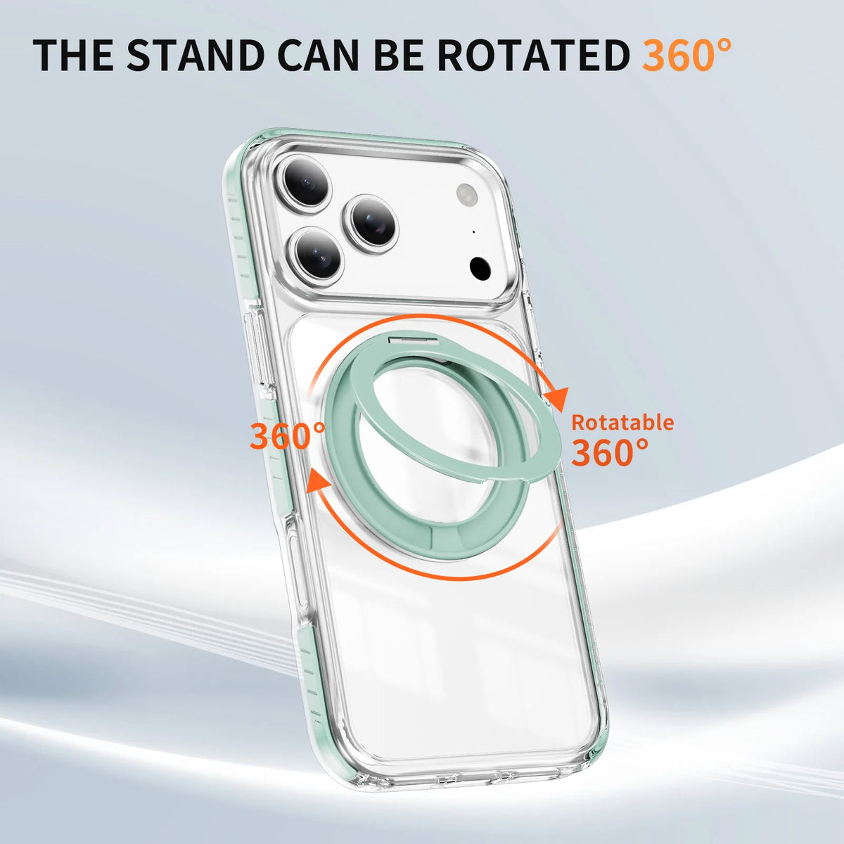 360° Rotating Ring MagSafe Case for iPhone